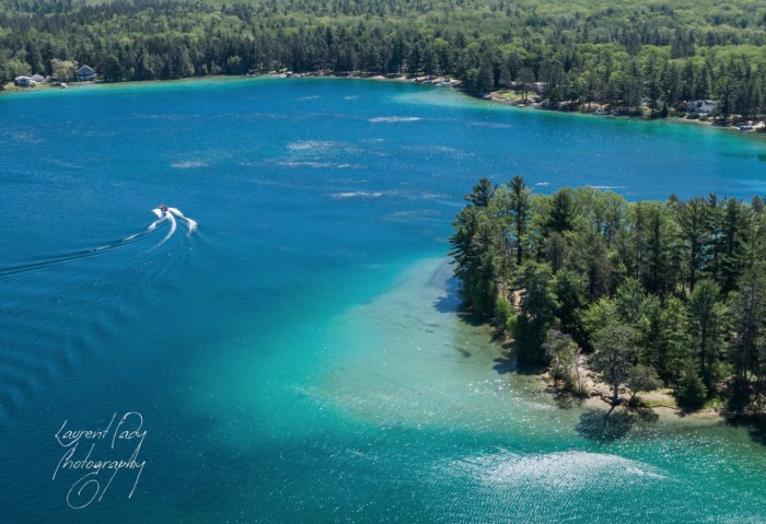 Clear Lake Montmorency County Michigan by Laurent Fady