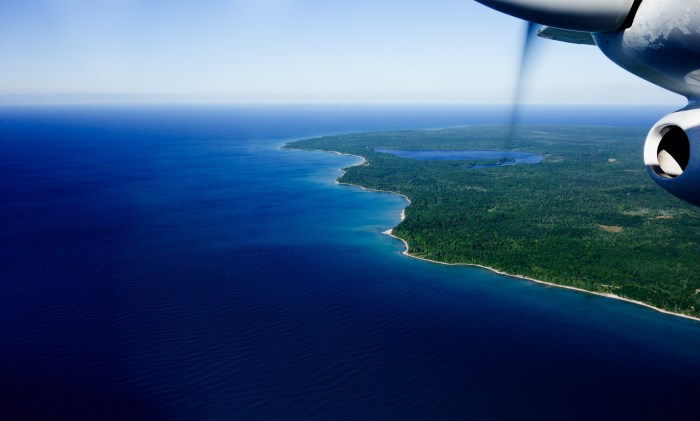 Flight from Beaver Island by Andy Farmer