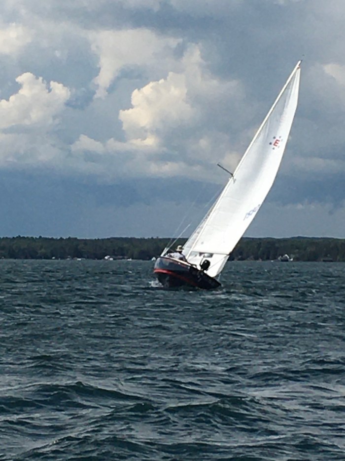 Sailing the Les Cheneaux by Susan H