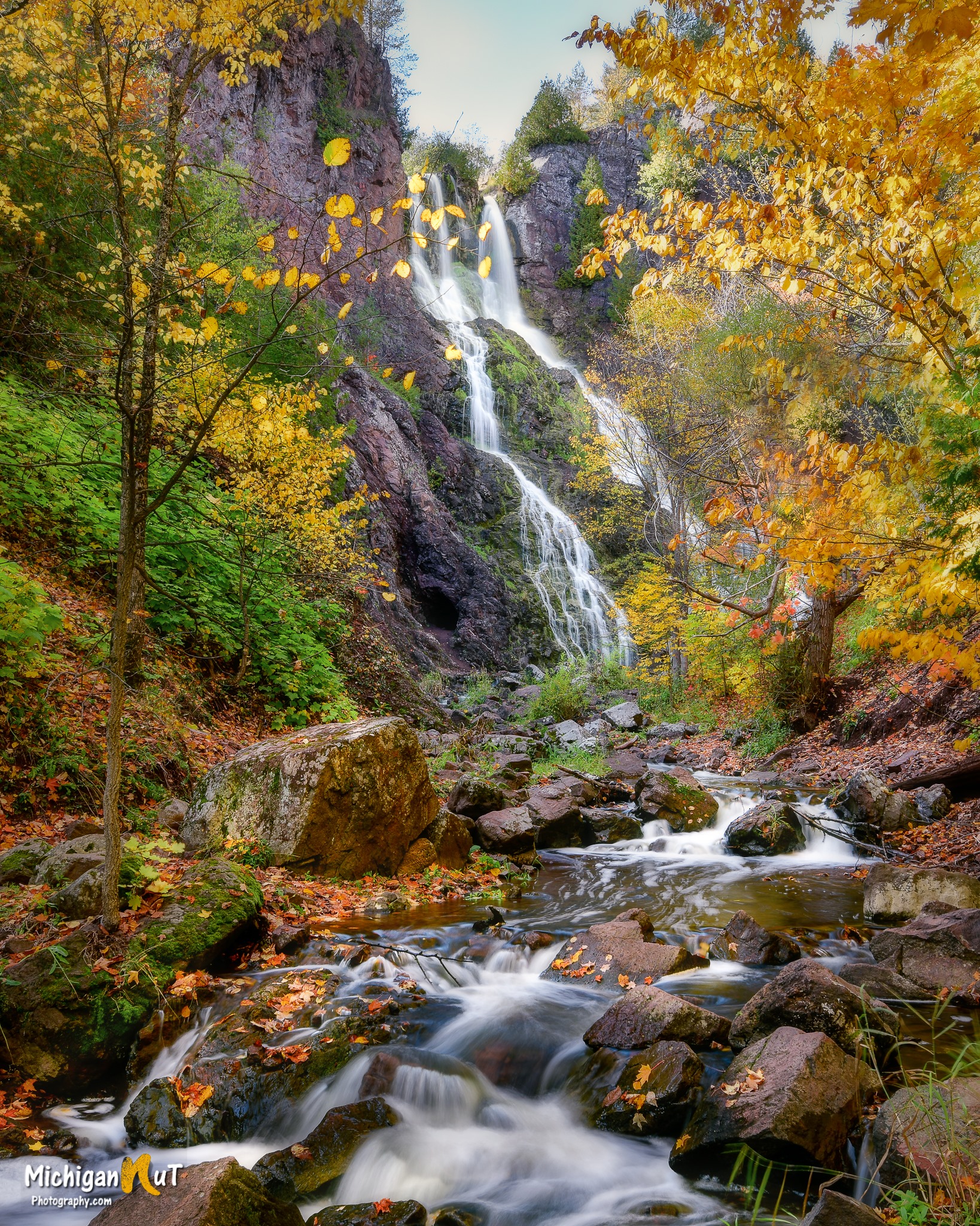 Houghton Douglass Falls by Michigan Nut Photography