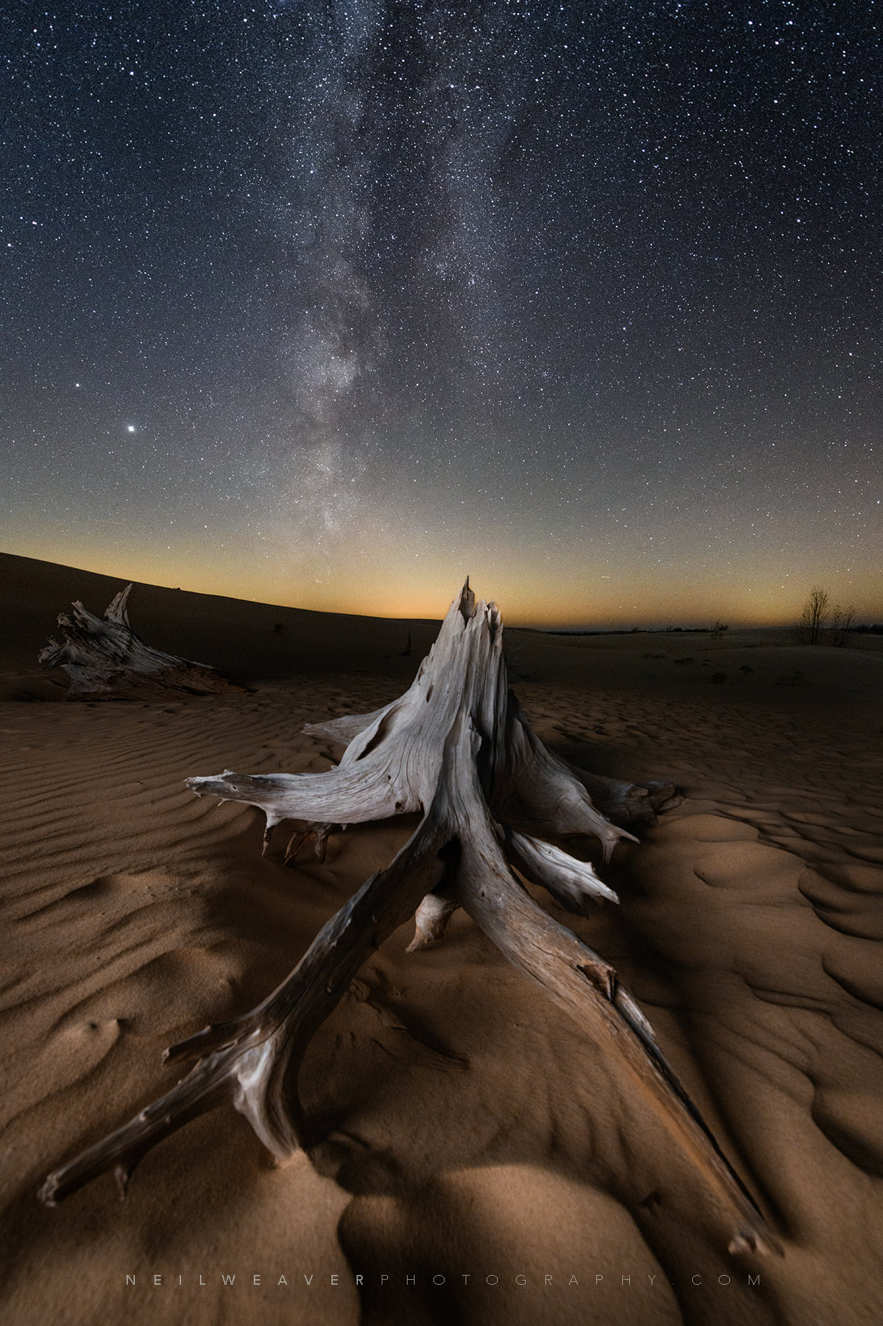 Last night at Silver Lake Sand Dunes by Neil Weaver
