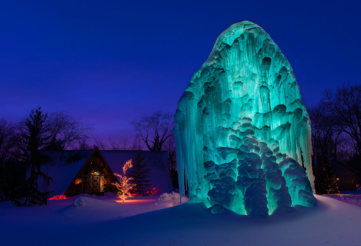 Essexville Ice Formation by Jeff Caverly