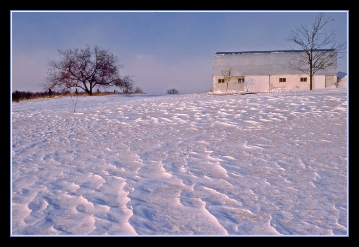 Michigan Blizzard Creates Ocean Waves - 1972 by Steve Brown