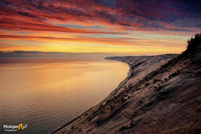 Grand Sable Dunes Sunrise by Michigan Nut Photography