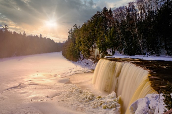 Sunrise at Tahquamenon by Dan Gaken