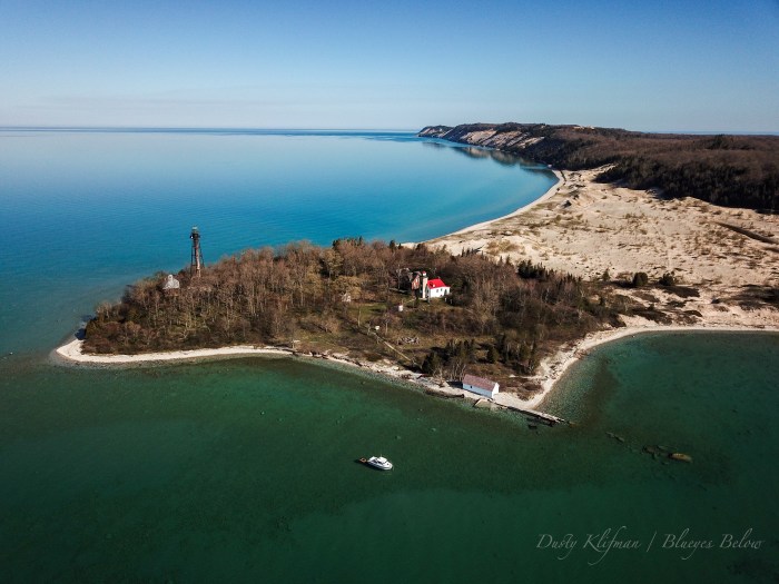 South Fox Island Light Station by Dusty Klifman / Blueyes Below