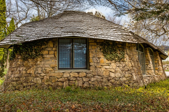 Mushroom House in Charlevoix Michigan by Lee Rentz