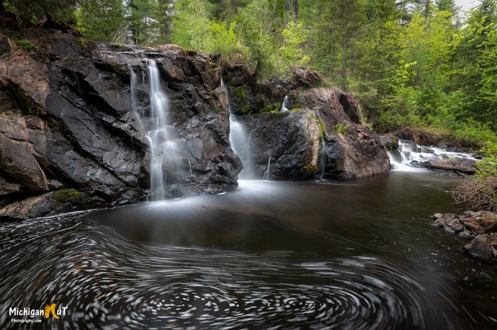 Schweitzer Falls by Michigan Nut Photography
