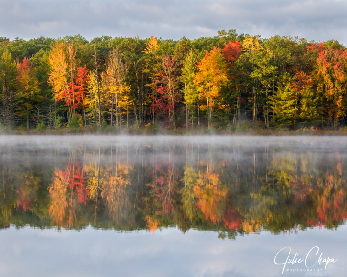 Mirror Lake in Autumn by Julie Chapa
