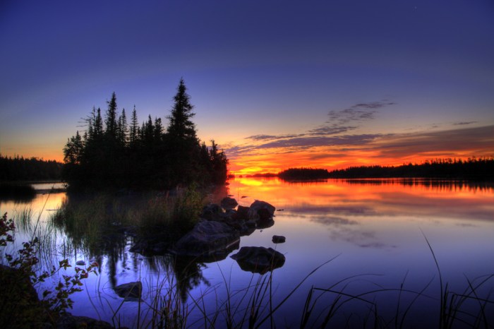 Tobin Harbor Sunrise by Carl TerHaar