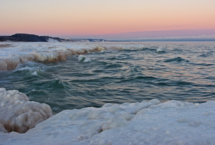 Winter morning on Agate Beach by Gary McCormick