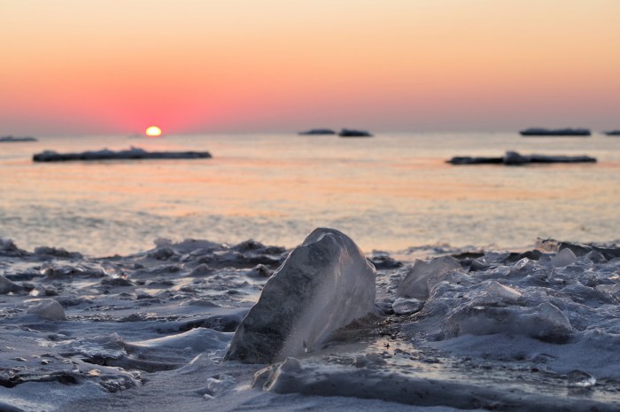 Lake Erie Sunrise by Charles Hildebrandt