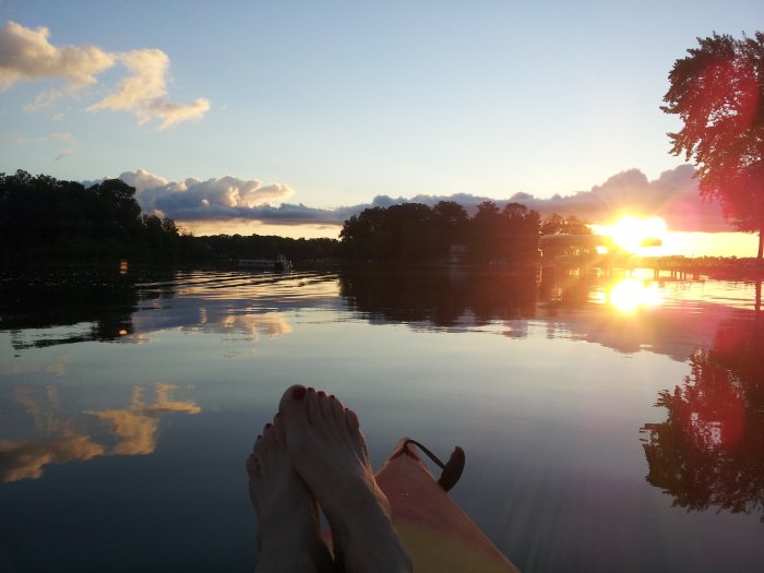Sunrise on Magician Lake by Joyce Cole