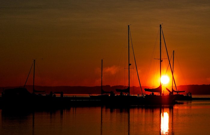 Sunrise Greilickville Harbor Park 