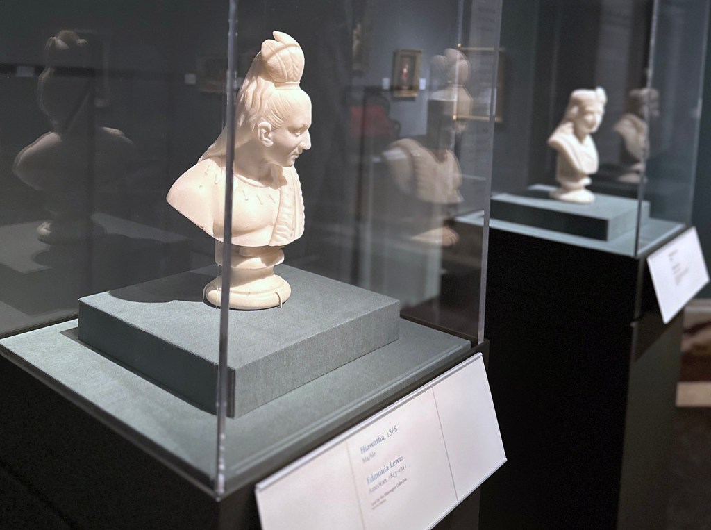 Hiawatha & Minnehaha by Edmonia Lewis at the DIA