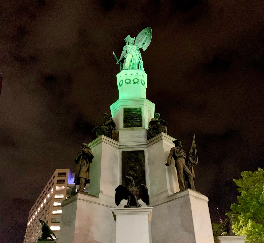 Soliders and Sailors Monument at Campus Martius Park by Andrew McFarlane