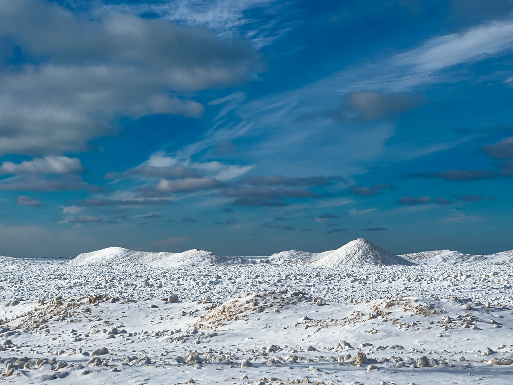 Lake Michigan Ice Mounds by Mark Swanson