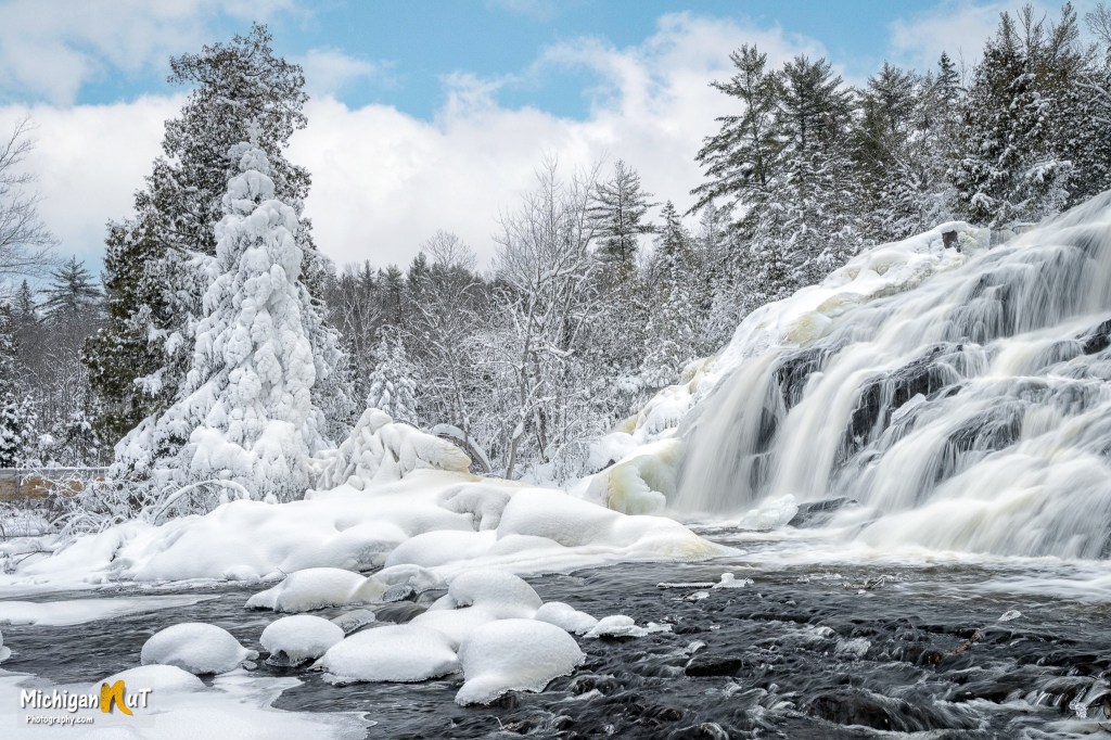 Winter Wonderland at Bond Falls by Michigan Nut Photography