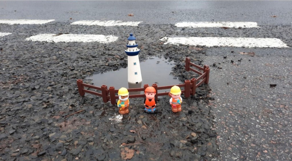 Pothole Lighthouse by Tim Webb