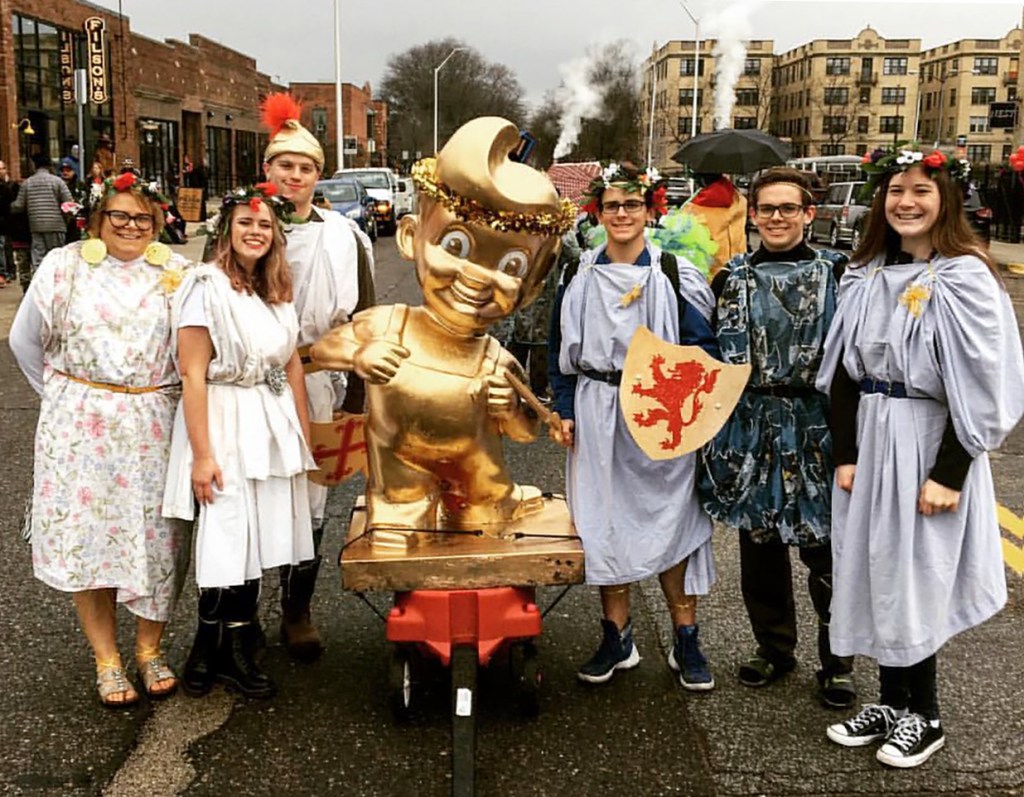 Join the Golden Boy at the Marche du Nain Rouge