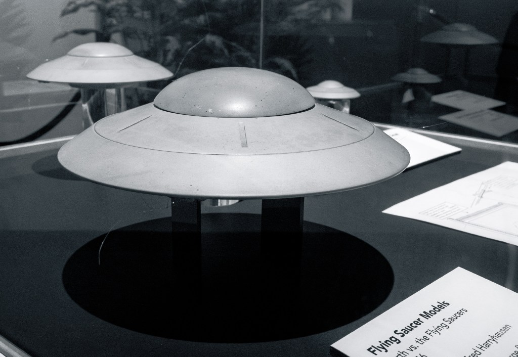 Ray Harryhausen flying saucer models by William Dolak