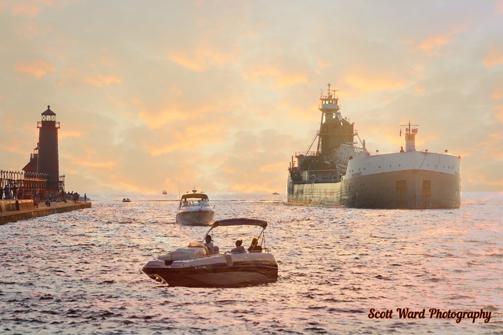 Grand Haven Traffic by Scott Ward Photography