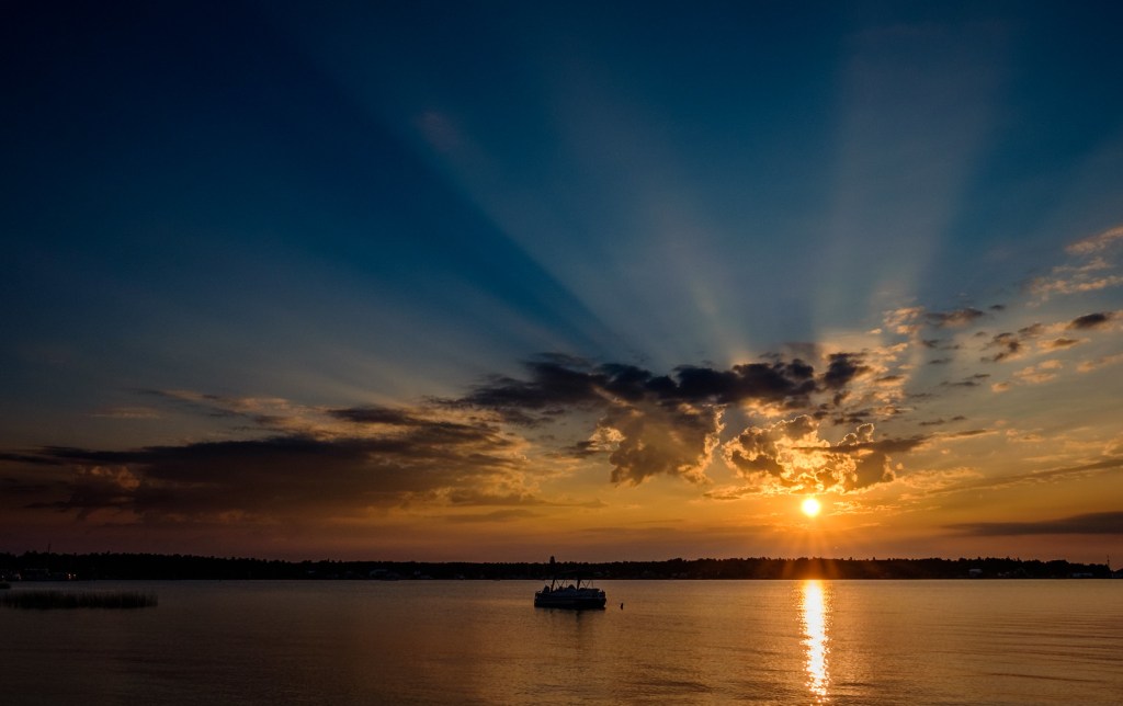 Sunrise at St James Harbor by Andy Farmer