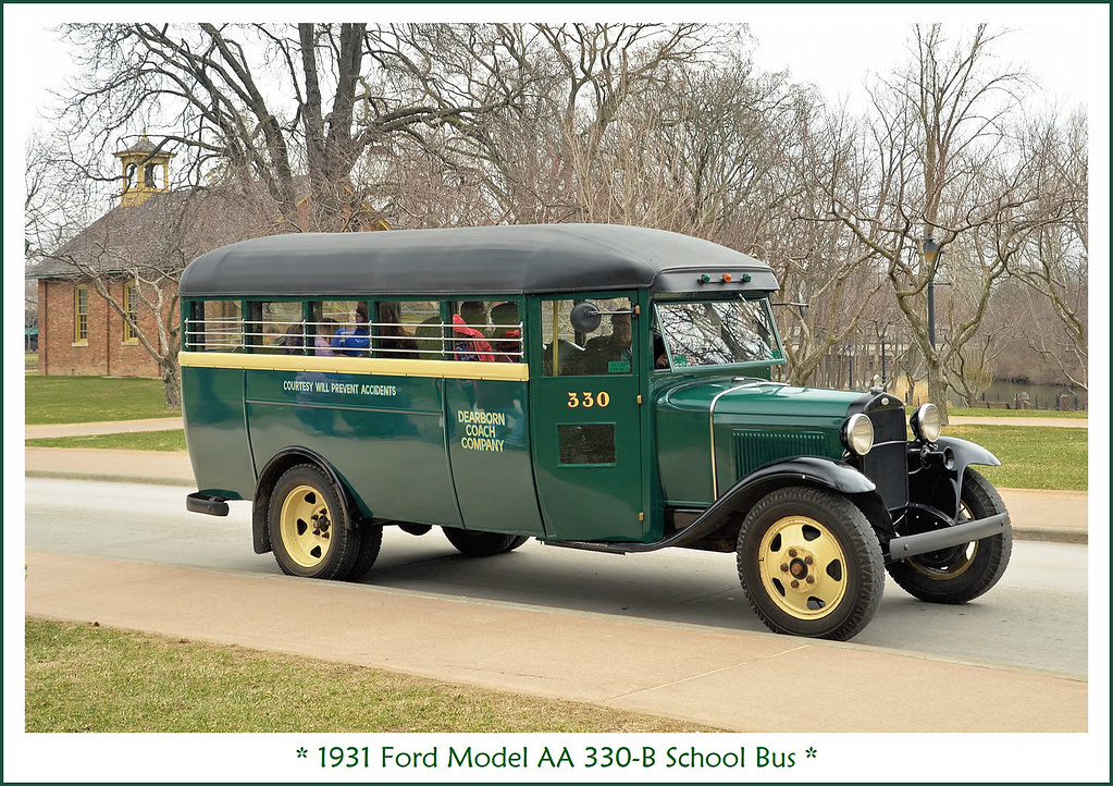 1931 Ford Model AA School Bus in Greenfield Village