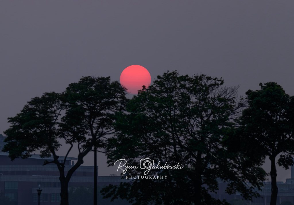 Smokey Belle Isle Sunset by Ryan Jake Jakubowski