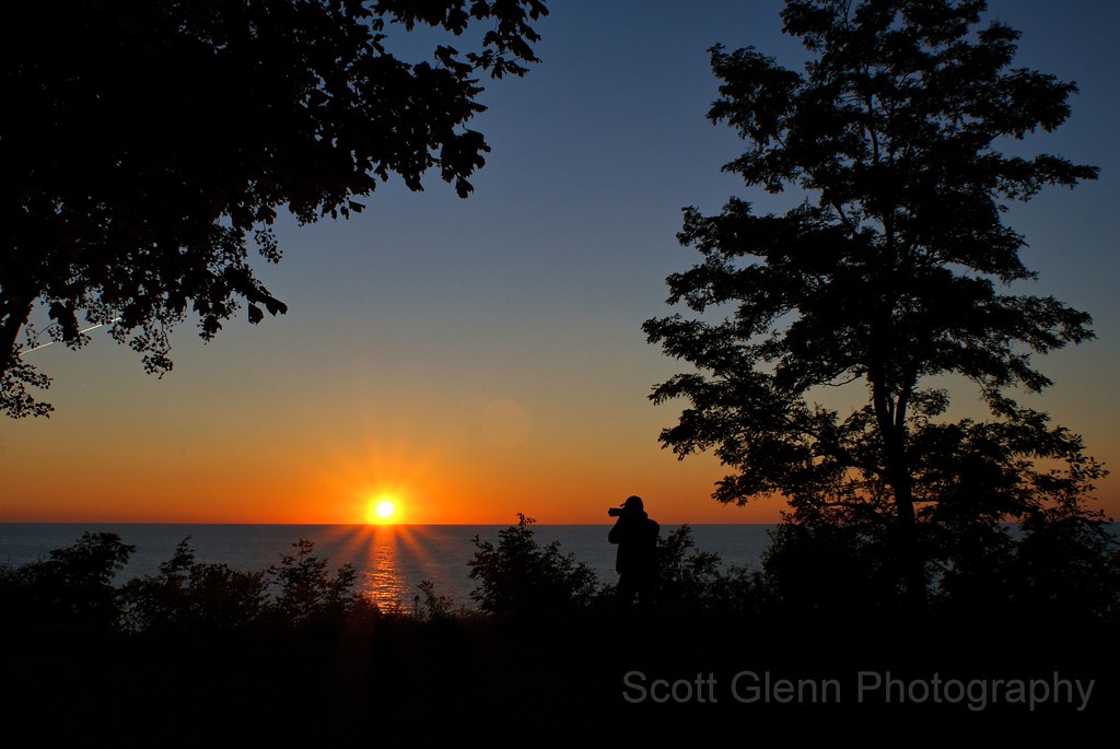 Last Summer Sunset Selfie by Scott Glenn