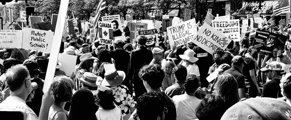 No Kings Day, Ann Arbor by Dennis Sparks