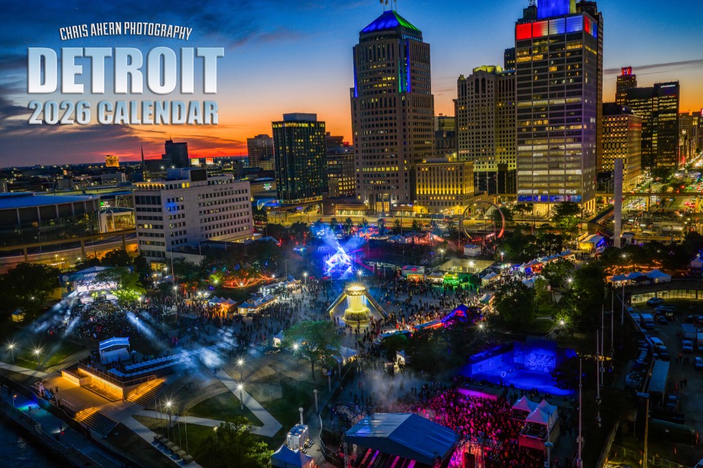 Detroit 2026 Calendar by Chris Ahern Photography