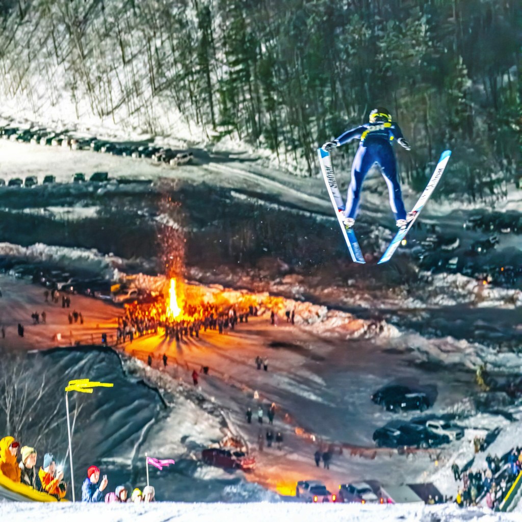 Suicide Hill Ski Jump by Ishpeming Ski Club