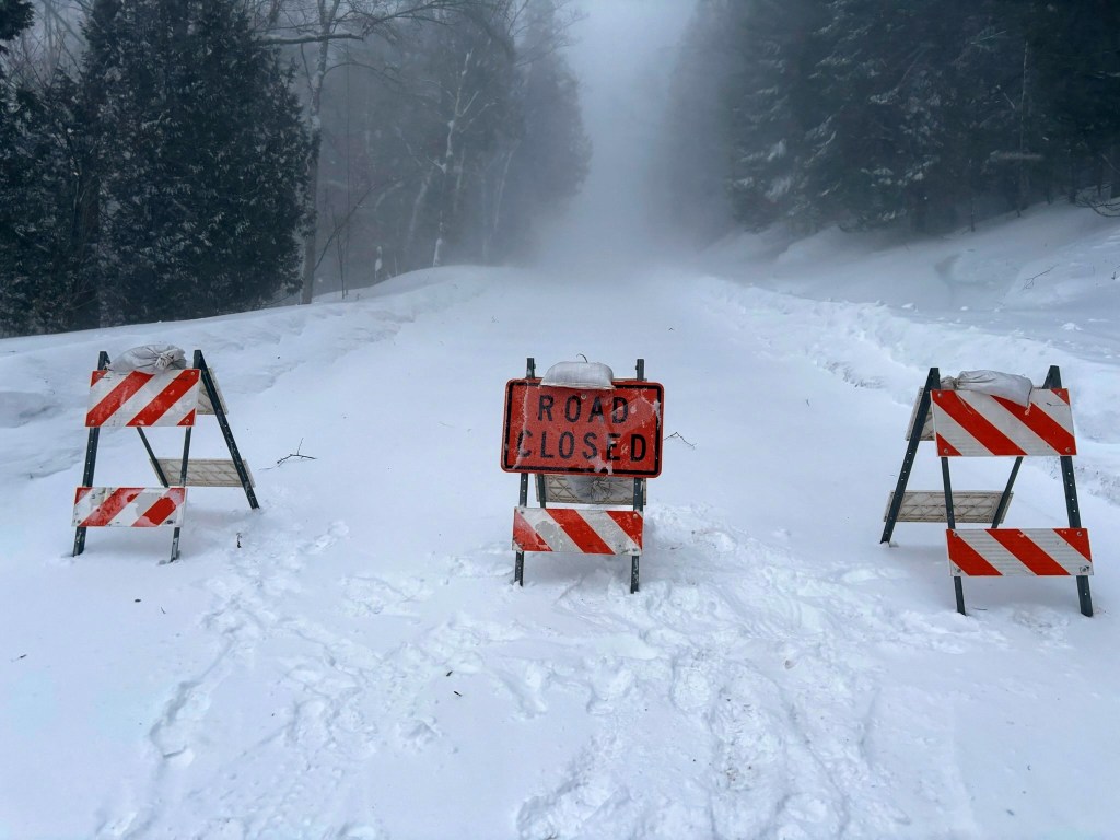Road Closed by Pictured Rocks National Lakeshore