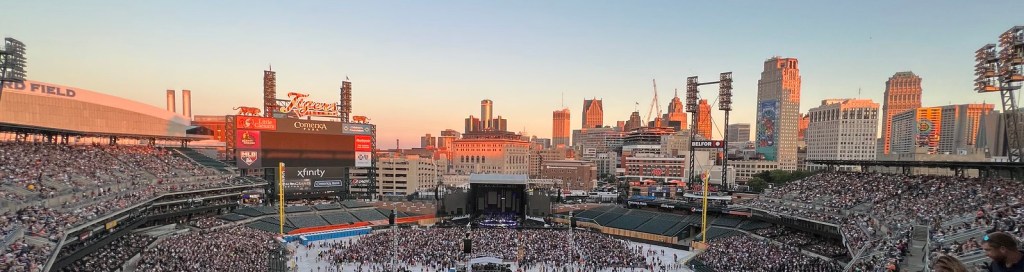 Billy Joel Live @ Comerica Park by Bob Julius