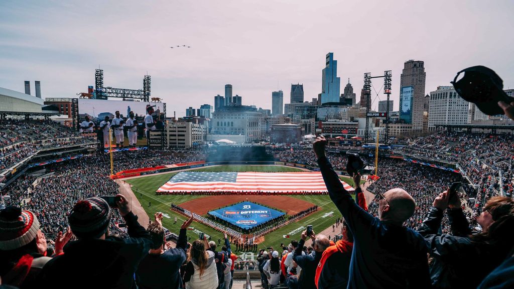 Detroit Tigers Opening Day at Comerica Park