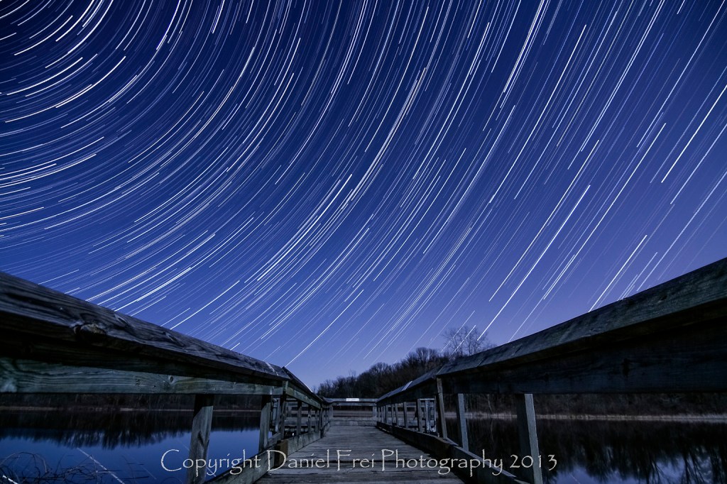 Lyrid Star Trails by Daniel Frei