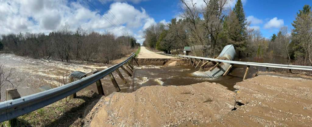There used to be a bridge here by Nate